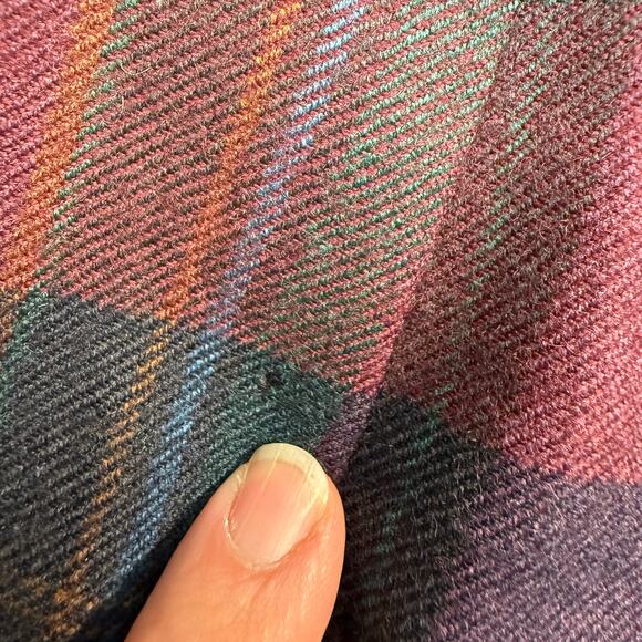 Vintage Corbin Ltd 100% Wool Tartan Maxi Skirt Plaid Lined Long Skirt USA Made - Picture 13 of 14